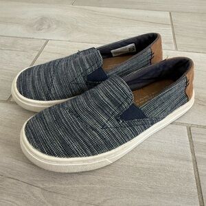 Toms Denim shoes, kids size 12.5